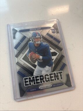 Panini Jaxson Dart Football Card - Blue, White, Silver